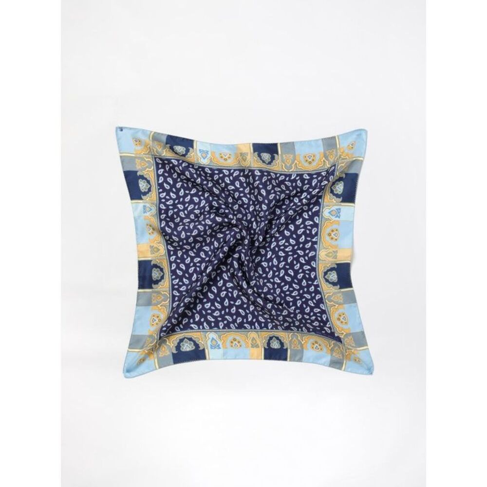 Etro Blue Silk Men's Foulard
